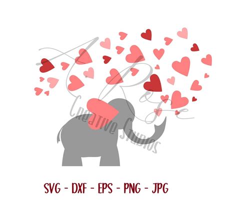 Download 794+ Elephant Heart SVG Files